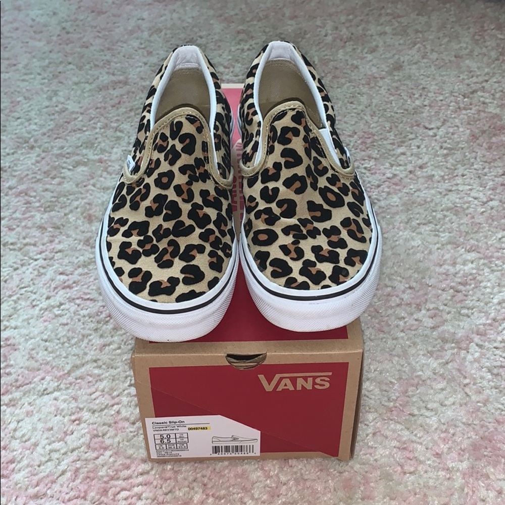 Leopard Slip On Vans